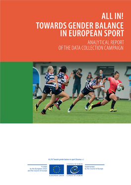 All In! Towards Gender Balance in European Sport Analytical Report of the Data Collection Campaign