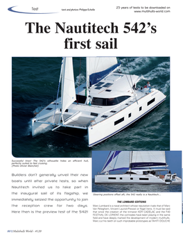 The Nautitech 542'S First Sail