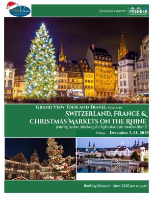 Switzerland, France & Christmas Markets on the Rhine