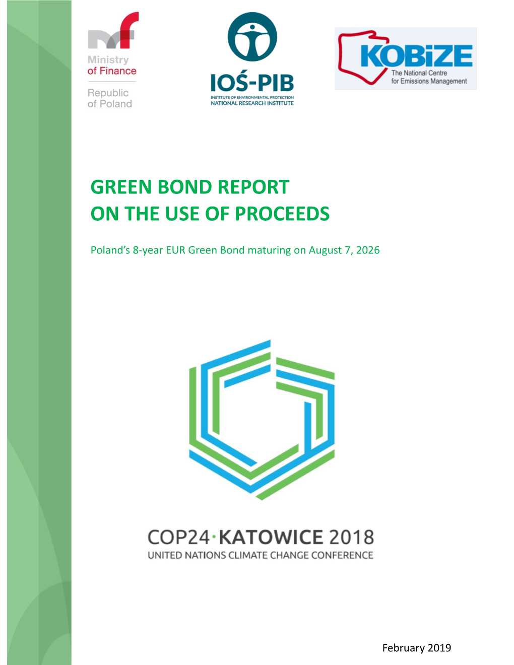 Green Bond Report on the Use of Proceeds Green​ Bond​ Report​ On​ The​ Use​ Of​ Proceeds