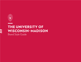 UW-Madison Brand Style Guide