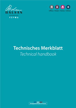 Technisches Merkblatt Technical Handbook