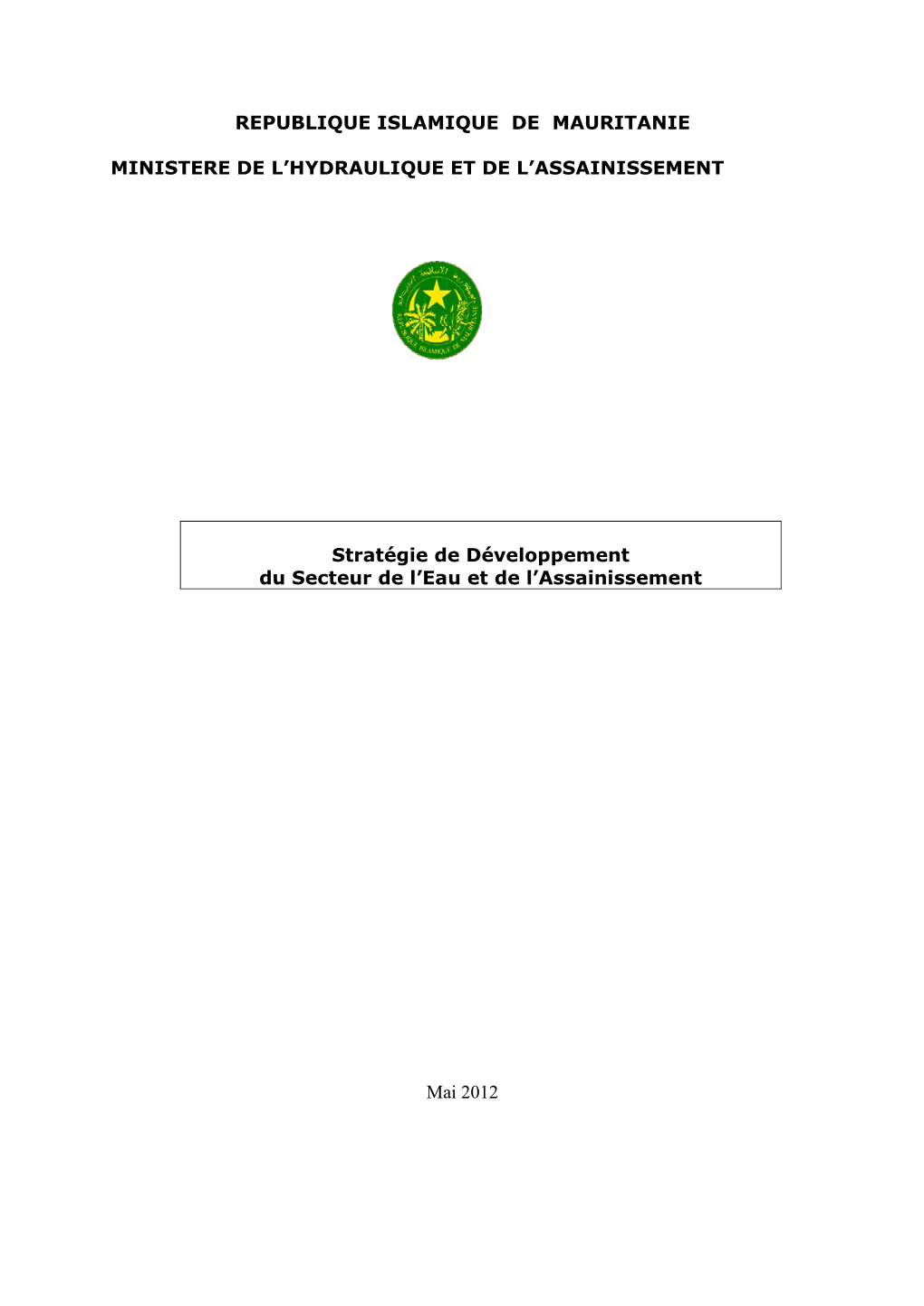 Republique Islamique De Mauritanie