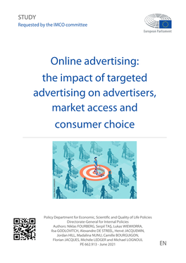 The Impact of Targeted Advertising on Advertisers, Market Access and Consumer Choice