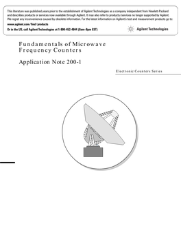 AN200-1 Fundamentals of Microwave Frequency Counters