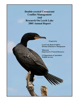 Double-Crested Cormorant Conflict Management and Research on Leech Lake 2005 Annual Report