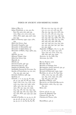 Of Ancient and Medieval Names