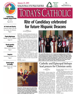 Rite of Candidacy Celebrated for Future Hispanic Deacons