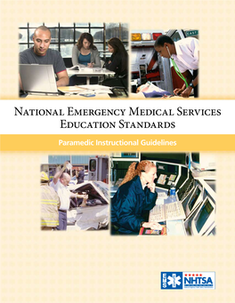 Paramedic Instructional Guidelines Preparatory EMS Systems