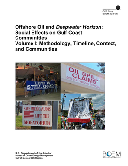 Offshore Oil and Deepwater Horizon : Social Effects on Gulf Coast