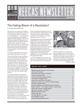The Fading Bloom of a Revolution?1