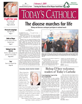 The Diocese Marches for Life Bishop and Diocesan Contingent Participate in National March