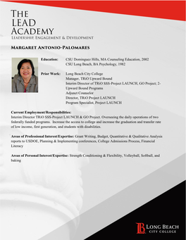LEAD Academy Profiles, 2015