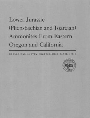 Lower Jurassic (Pliensbachian and Toarcian) Ammonites from Eastern Oregon and California
