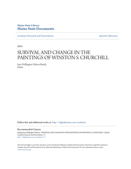 Survival and Change in the Paintings of Winston S