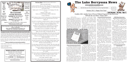 2012 Lake Berryessa News Complete