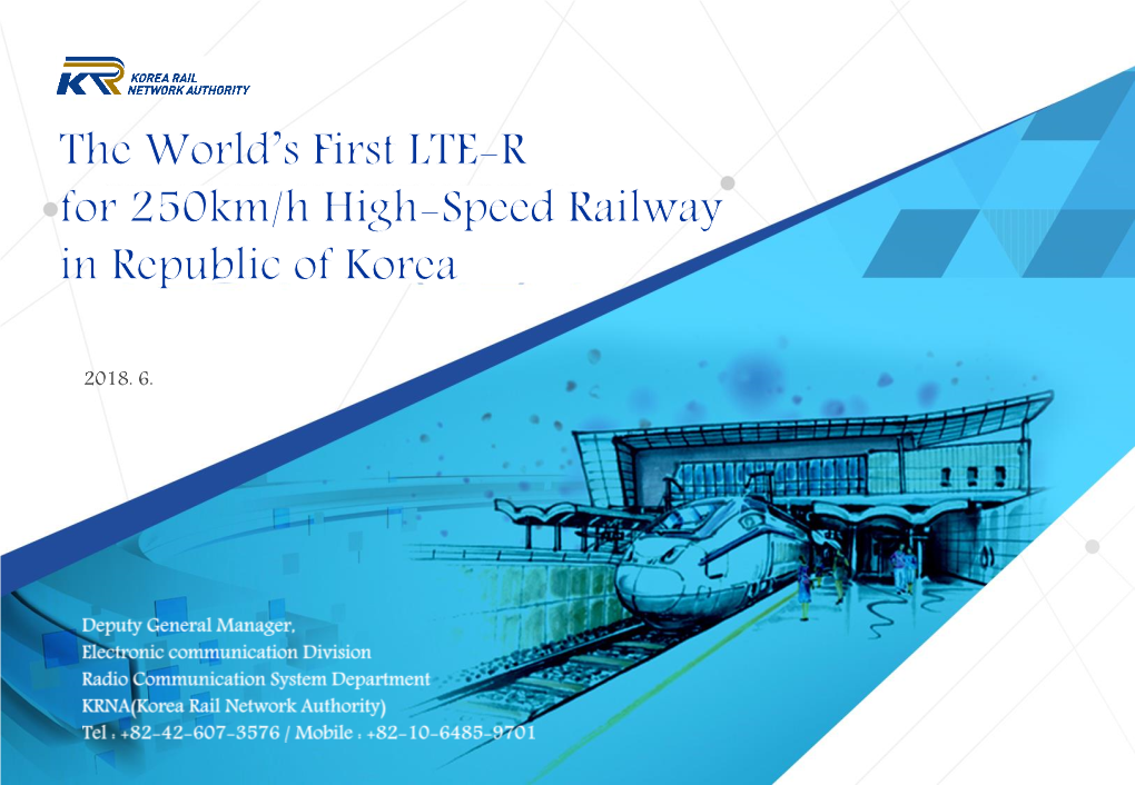 Korea Rail Network Authority Is a State Owned Agency Established In