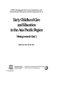 Early Childhood Care and Education in the Asia Pacific Region