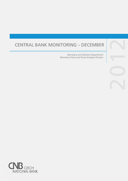 Central Bank Monitoring – December