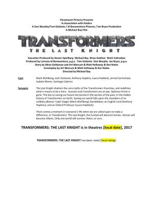 Transformers Franchise, and Redefines What It Means to Be a Hero