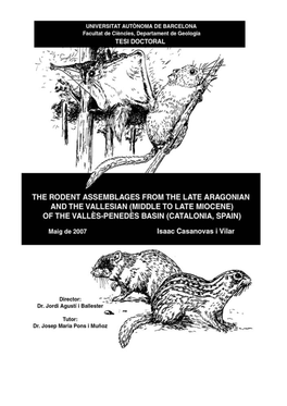 The Rodent Assemblages from the Late Argonian