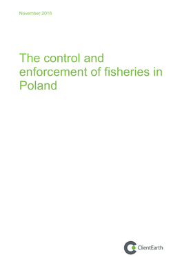 The Control and Enforcement of Fisheries in Poland