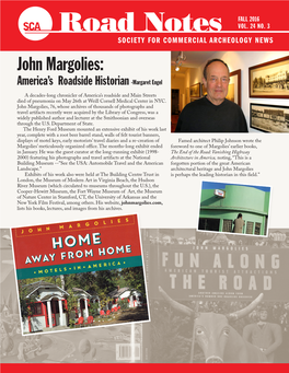 John Margolies: America’S Roadside Historian -Margaret Engel