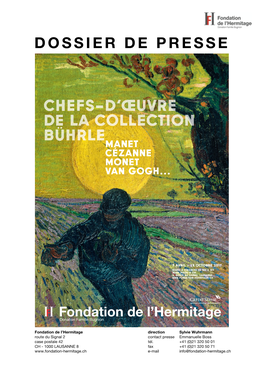 Chefs-D'œuvre De La Collection Bührle