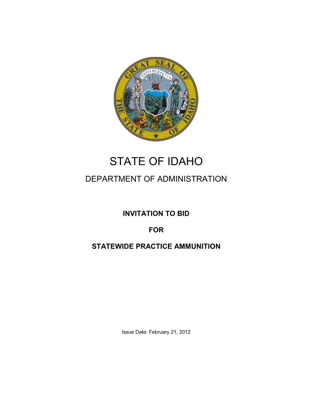 Statewide Ammunition Bid