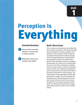 Perception Is