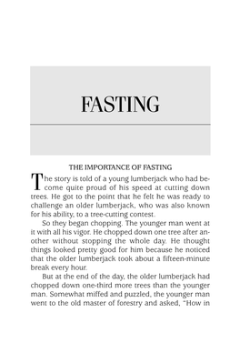 Evans on Fasting.Qxp:Evans on Fasting 10/12/09 2:05 PM Page 5