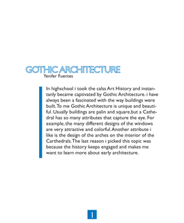 1 Gothic Architecture - 4 “WIKIPIDIA READER”