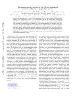 Arxiv:1902.04057V3 [Cond-Mat.Dis-Nn] 19 Jan 2020 Statistical Mechanics Applications [16], As Well As Den- Spin Systems [13]