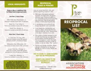RECIPROCAL LIST from YOUR ORGANIZATION and CALL N (309) 681-3500 US at (309) 681-3500 to CONFIRM