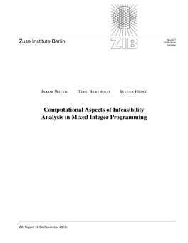 Computational Aspects of Infeasibility Analysis in Mixed Integer Programming