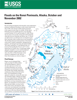 Floods on the Kenai Peninsula, Alaska, October and November 2002