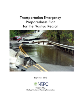 Transportation Emergency Preparedness Plan for the Nashua Region