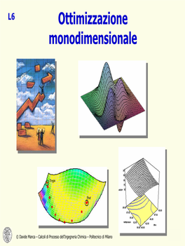 Ottimizzazione Monodimensionale
