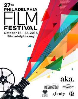 27Th Philadelphia Film Festival, October 18 – 28, 2018