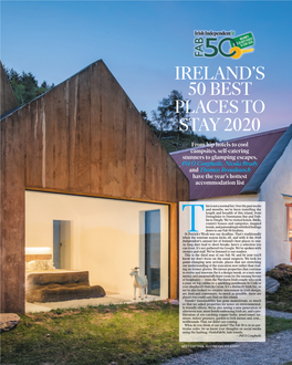 Ireland's 50 Best Placesto Stay2020