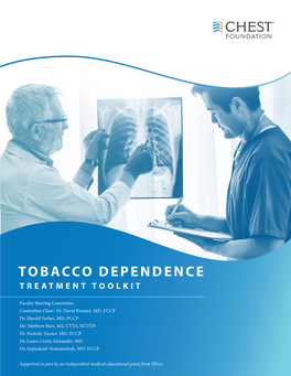 Tobacco Dependence Treatment Tookit