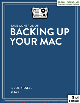Take Control of Backing up Your Mac (3.1) SAMPLE