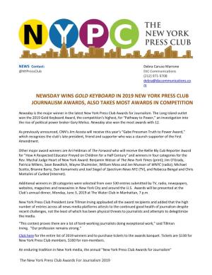 Journalism Awards Winners Press Release (PDF)