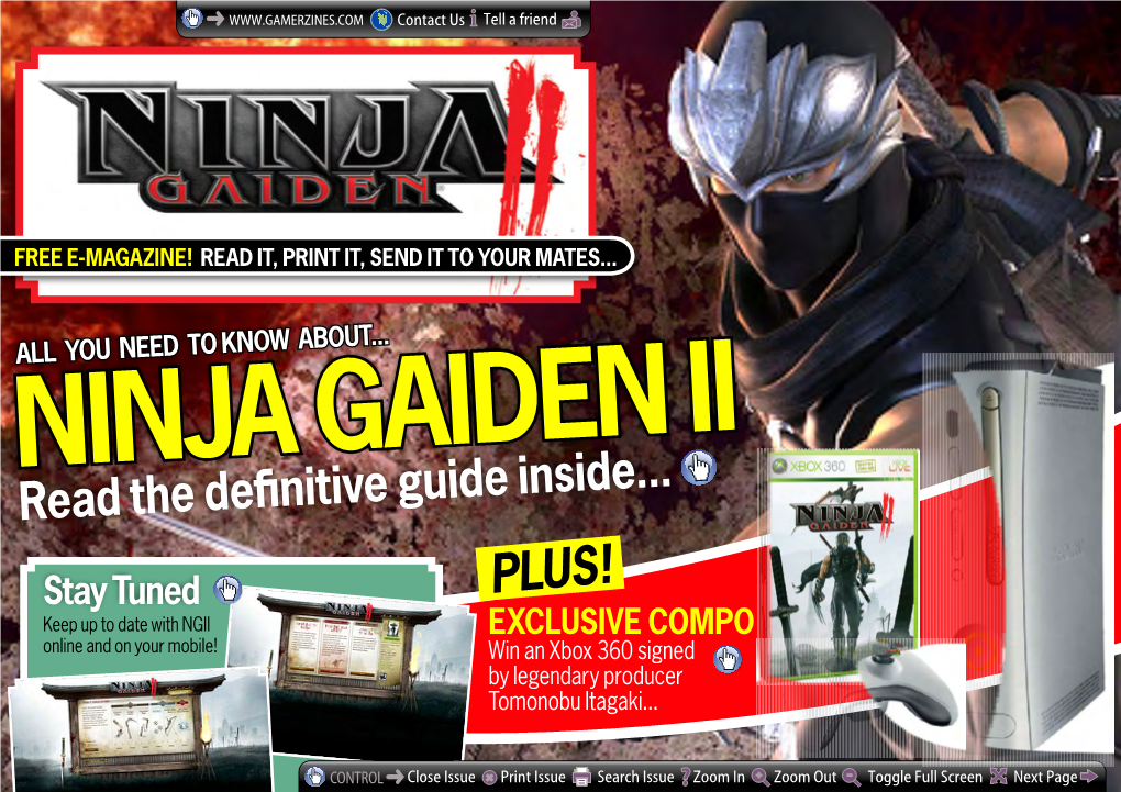 NINJA GAIDEN II Read the Deﬁnitive Guide Inside