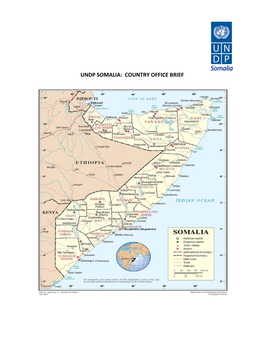 UNDP Somalia Country Office Brief