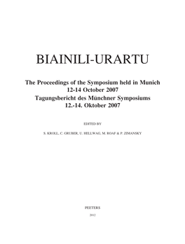 Biainili-Urartu
