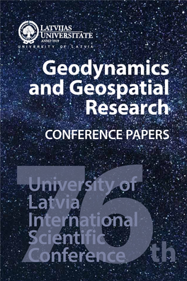 Geodynamics and Geospatial Research CONFERENCE PAPERS