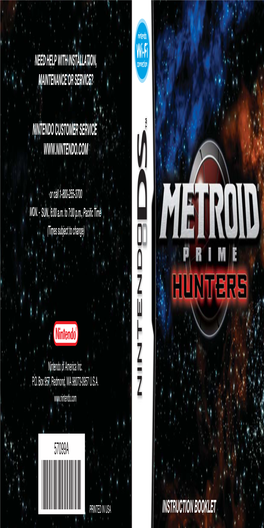 Metroid Prime Hunters Uses Two Control Modes