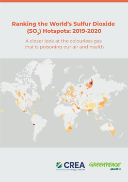 Ranking the World's Sulfur Dioxide (SO ) Hotspots: 2019-2020