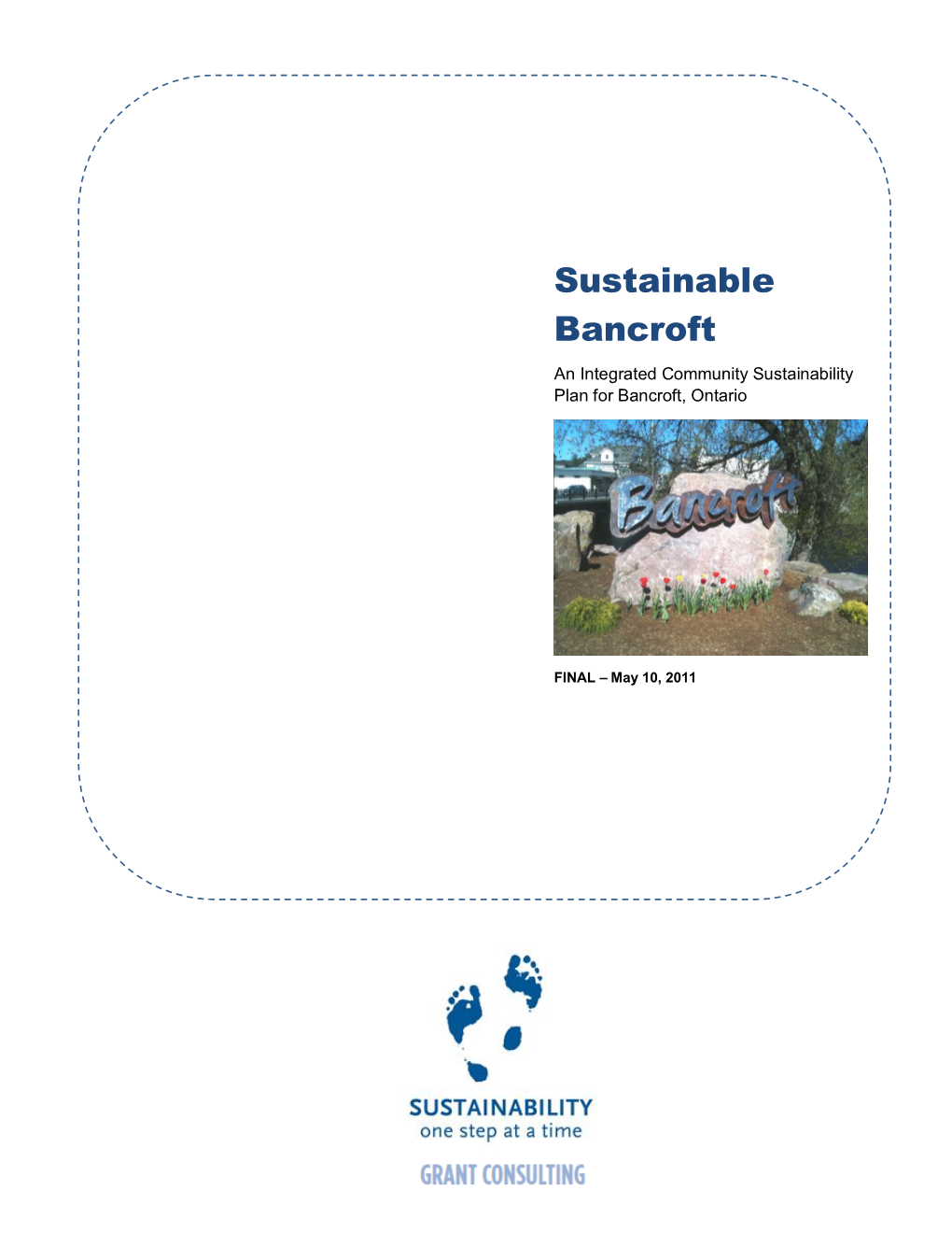Town of Bancroft Integrated Community Sustainability Plan